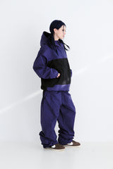 STITCH BOX WIDE TRACK PANTS PURPLE
