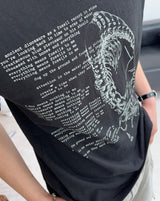 レネ ボン グラフィック スラブ Tシャツ