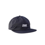 CROOZ ITALICS NYLON | 6-PANEL HAT | BLACK