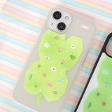 VILLAGE IN CLOVER phone case (smog jelly)