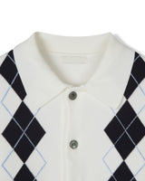 Thebel Argyle Knit Cardigan
