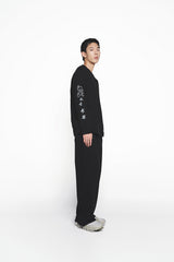 25SS ドロップスターベアロングスリーブTシャツ ブラック