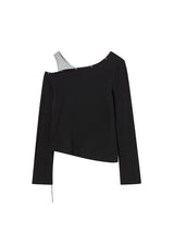 アイレットオフショルダー L/S (BLACK)