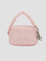 RIBBON MINI BAG KEYRING PINK