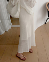 Pyureng lace long skirt