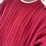 Glife Semi Overfit Round Knit