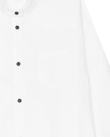 A Drop High neck Shirt - White