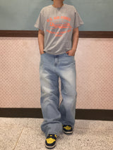 Wide Baggy Denim Pants (2c)