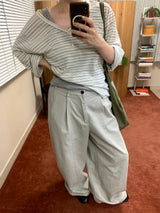 French wide pants
