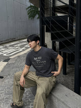 アーミーピグメントダイング半袖Tシャツ