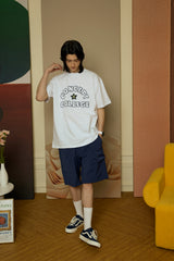 Concept College ハンドロゴホワイトショートスリーブTシャツ [Unisex]