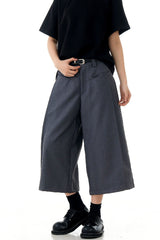 Solid Color Blade Cargo Shorts