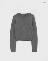 [MADE] STENNE ROUND KNIT WOOL 50%