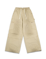 Damage wide work pants