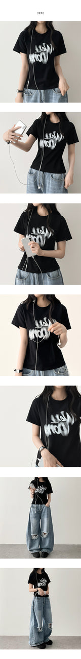 Well グラデーション半袖Tシャツ