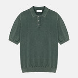 ASCLO Pigment Collar Short Sleeve Knit (5color)
