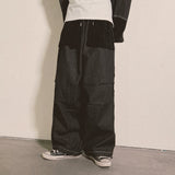 reverse Terry Pocket Denim Pants_black