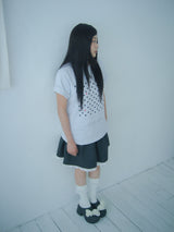 クローバーハグTシャツ / white melange