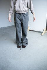 washing herringbone wide pants(2colors)