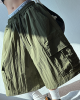 ライトニング✨カーゴワイドパンツ 🩶🖤💚3COLOR