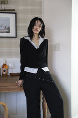 Tuel Wrap Eyelet Cotton Pants