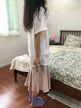 Flared Midi Skirt