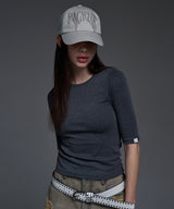 【NF】スリークォーターベーシックTシャツ_F24QB276