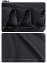 flare pintuck midi skirt