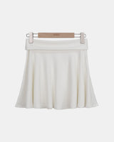 Roain Folding Flare Mini Skirt