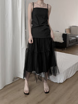 Bain Pintuck Cotton Sleeveless