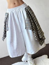 Tata Check Layered Over Long Bermuda 3Color