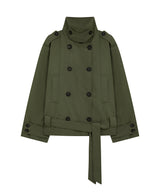 sh trench coat (khaki)
