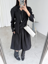 mui tie 2way blouse (2color)