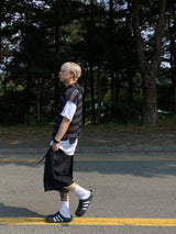 デニムバルーンハーフパンツ 2C