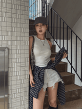Rio Layered Ribbed Sleeveless