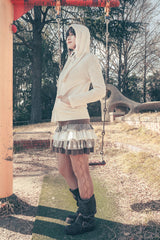 Cancan layered skirt (Brown)