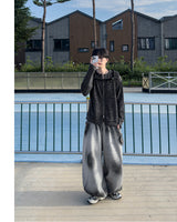 アングルニットジップアップ ウィズハンドウォーマー