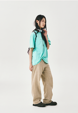 slogan t-shirt overfit / mint