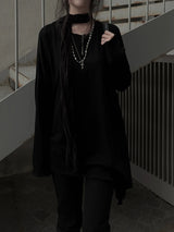 wrinkle pleated scarf (2color)