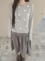 dot raglan tee