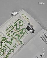 Silver Foil Label Writable Paper Kiss Cut Tape