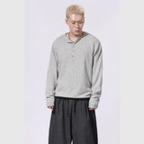 プレミアムヘンリーネック L/s ニット [5color]