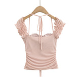 Nerissa Mesh Puff Blouse