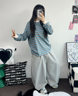 ベルトスナップポイントバルーントレーニングパンツ 🩶🖤🤍3カラー