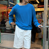 LMN Pol Decky Balloon Boat Neck Knitwear Long Sleeve Tee (6 colors)