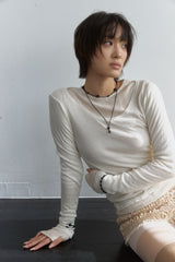 オニキスドロップネックレス (2 size)