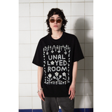 ボタンロゴTシャツ / BLACK