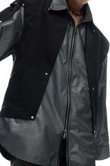 Deconstructed Mesh Utility Shirt
