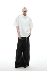 Metal Trim Studded Polo