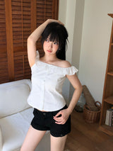 Rerang Frill Off-Shoulder Blouse